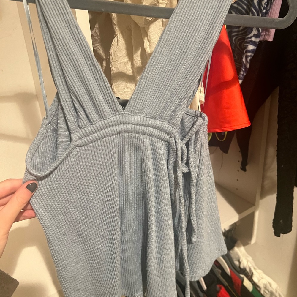 Halter Top Blue Hallelu